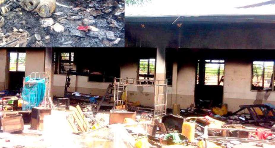 Fire guts girls dormitory at Pong Tamale SHS