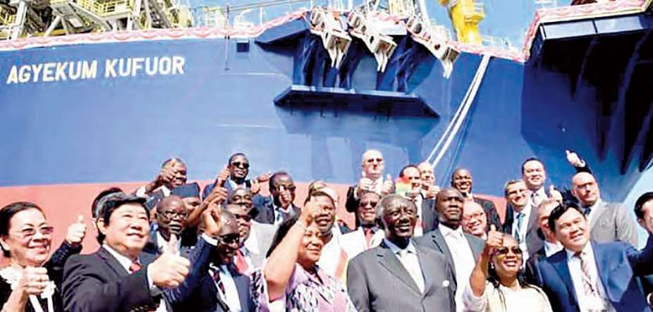 Rebecca Launches Kufuor Ship