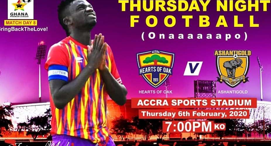 Hearts Of Oak Announce Tickets Prices For Ashgold Clash On Thursday Night
