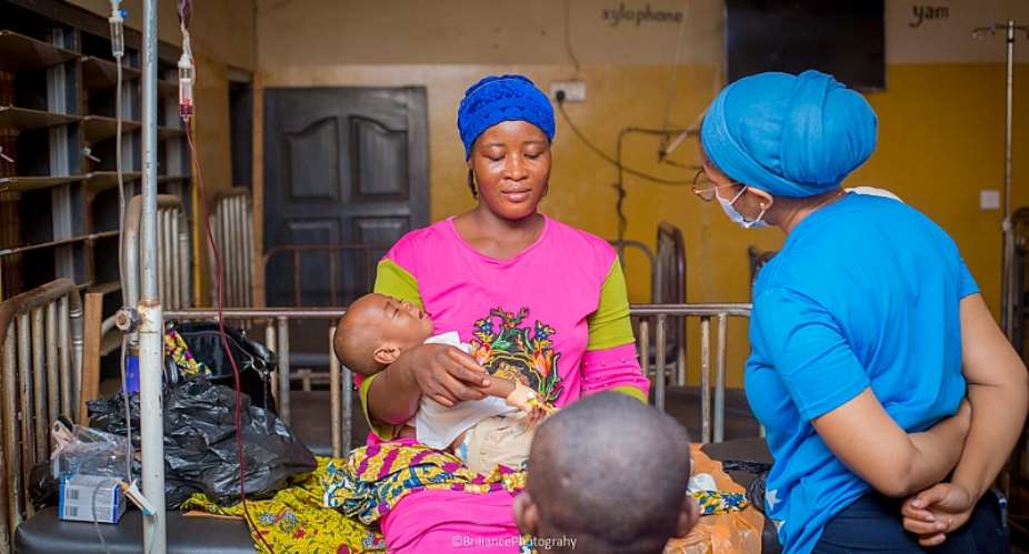 Habiba Sinare with Mama Mariam Foundation to help 9 District Health Centres maternity blocks in the North