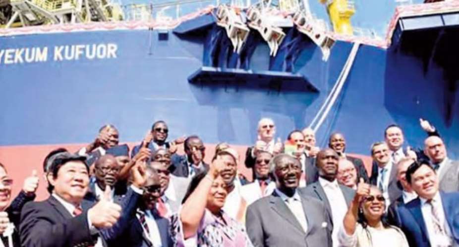 First Lady launches FPSO Kufuor in Singapore
