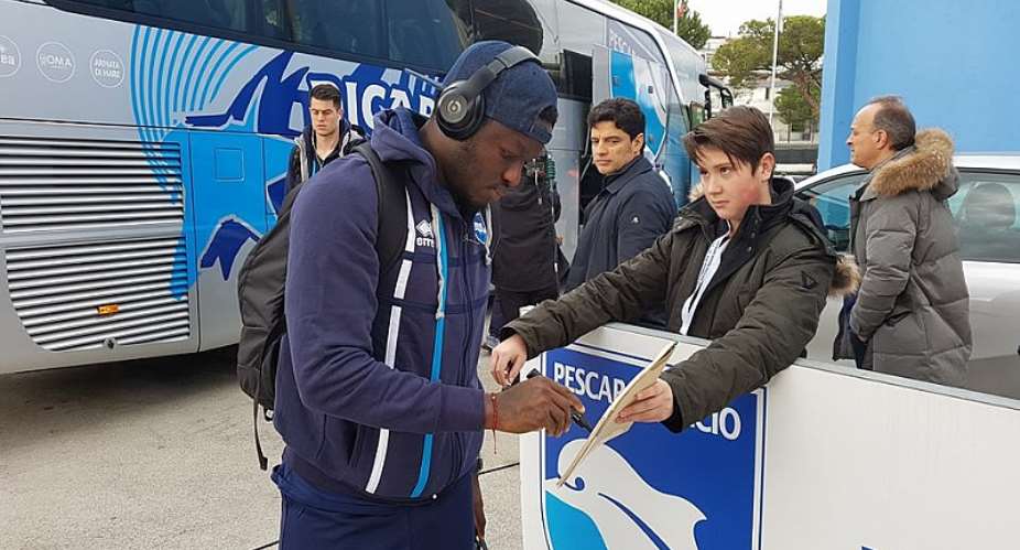 Ghana ace Sulley Muntari marks Serie A return in Pescara home reverse against Lazio