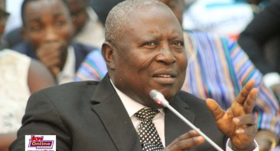 Martin Alamisi Amidu during the Parliamentary vetting in 2018