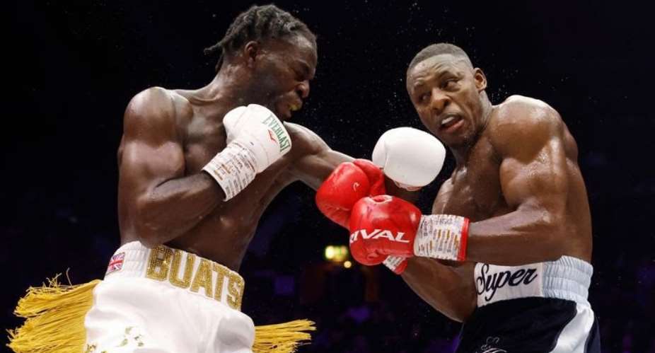 Ghanaian-born British boxer Joshua Buatsi beats Dan Azeez in Wembley Arena showdown