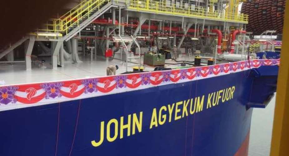 John Agyekum Kufuor FPSO Vessel Ready To Set Sail To Offshore Cape Three Points