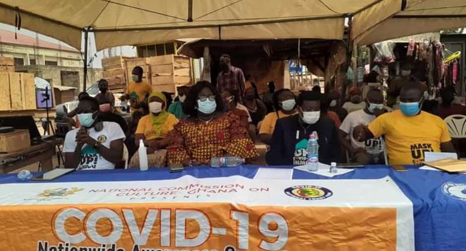 COVID-19: Awareness Campaign organised in Ashanti Region by Kumasi Centre for National Culture
