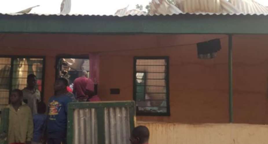 Fire ravages Yendi Church of Christ Health centre bungalow