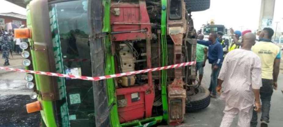 Truck driver in Amasaman accident arrested