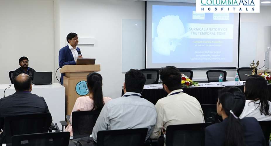 Workshop With Live Surgeries To Demonstrate Complex Skull Based Procedures Held At Columbia Asia Hospital, Sarjapur Road