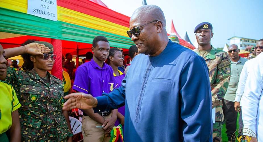 Government to complete construction of major roads in Central Region - PresidentMahama