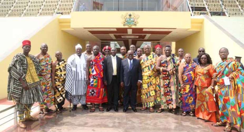 Akufo-Addo Seeks Chiefs Support Over Galamsey