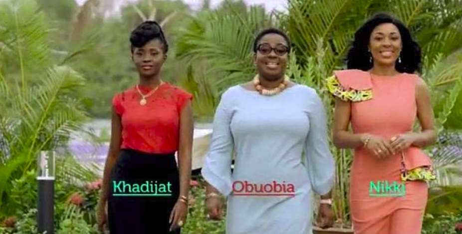 Obuobia Darko-Opoku, Nikki Samonas and Khadijat