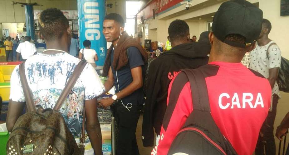 CARA Arrives For Sunday 2018 CAF Confederation Cup Clash With Kotoko