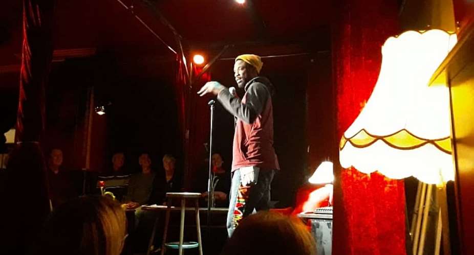 Comedian ID James Brown Performs In Germany