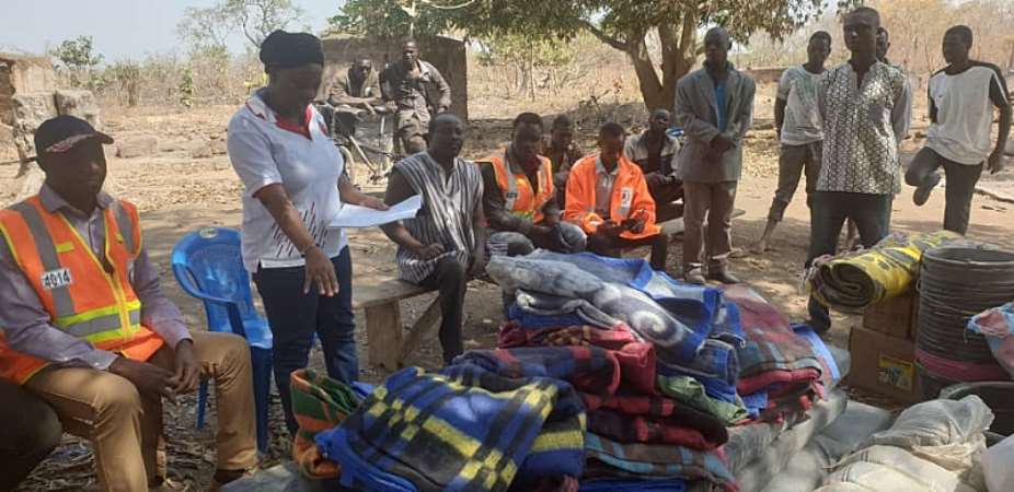 Kujeri Fire Victims Receive Support From NADMO