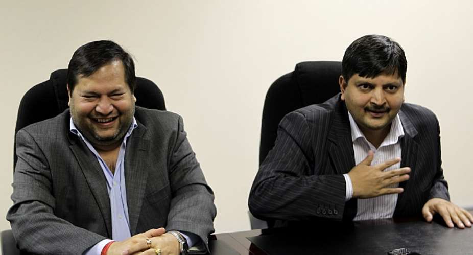 Ajay Gupta, left, and Atul Gupta, the masterminds behind state capture in South Africa. - Source: Muntu VilakaziCity Press