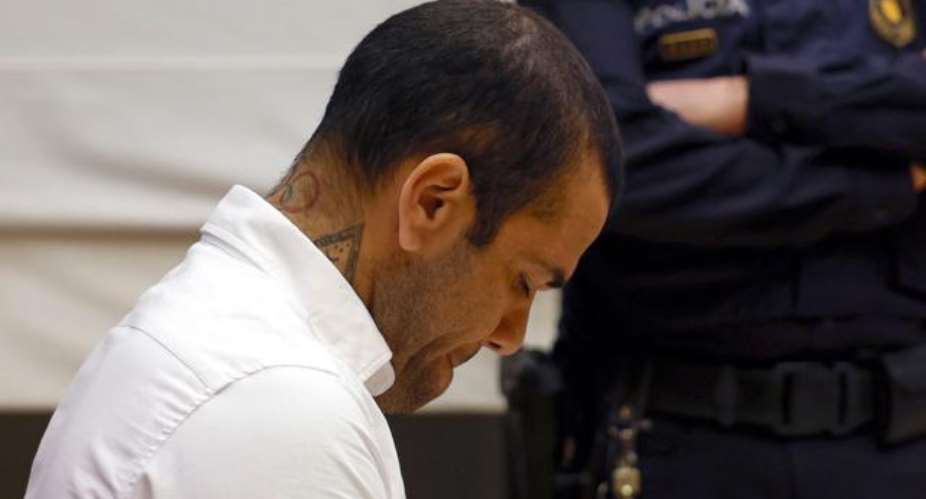 EPAImage caption: Dani Alves at the opening of his trial on Monday