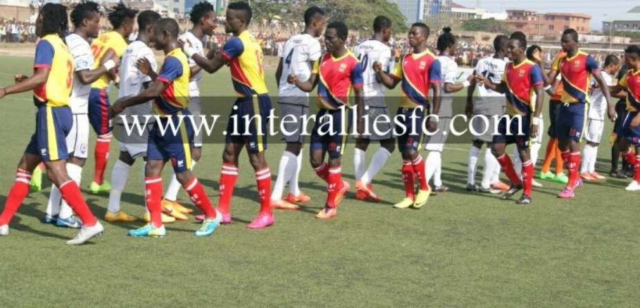 Inter Allies league opener against Hearts of Oak