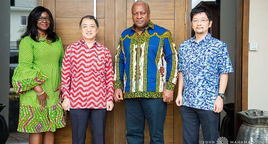 Japanese Ambassador to Ghana pays courtesy call on Mahama