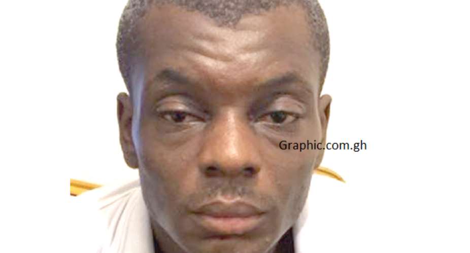 Isaac Sackey, is being held by the police for allegedly murdering a commercial sex worker