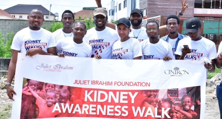 Juliet Ibrahim Foundation Holds Annual Kidney Awareness Walk In Lagos