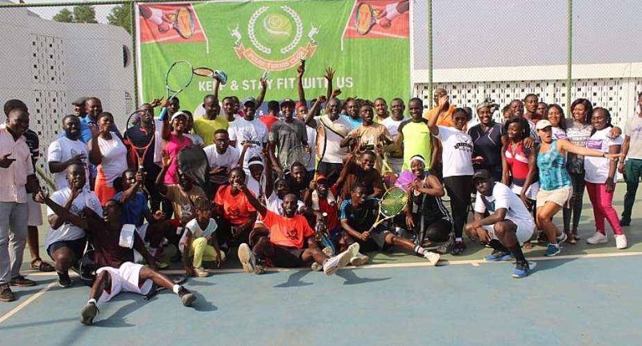 Kumasi Pulse Fitness Club Wins 2020 Independence Day Tennis Competition At Home