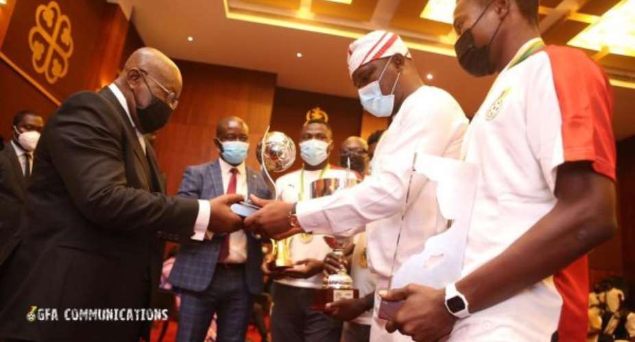 Akufo-Addo rains $330,000 on Satellites for winning CAF Under-20 Championship