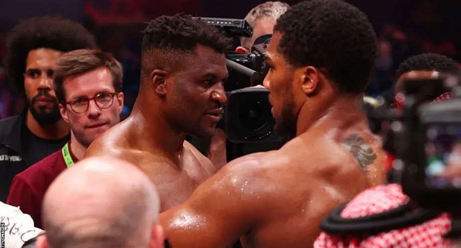 GETTY IMAGESImage caption: Francis Ngannou is yet to win in his professional boxing career
