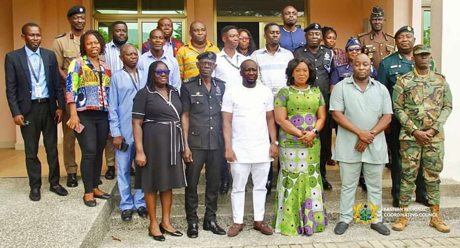 Eastern Regional Security Council inaugurate 9-member taskforce to fight galamsey