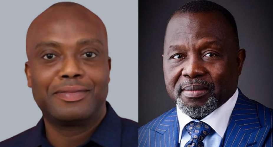 Deputy Finance Minister Hon Thomas Nyarko Ampem and Attorney General Dominic Ayine
