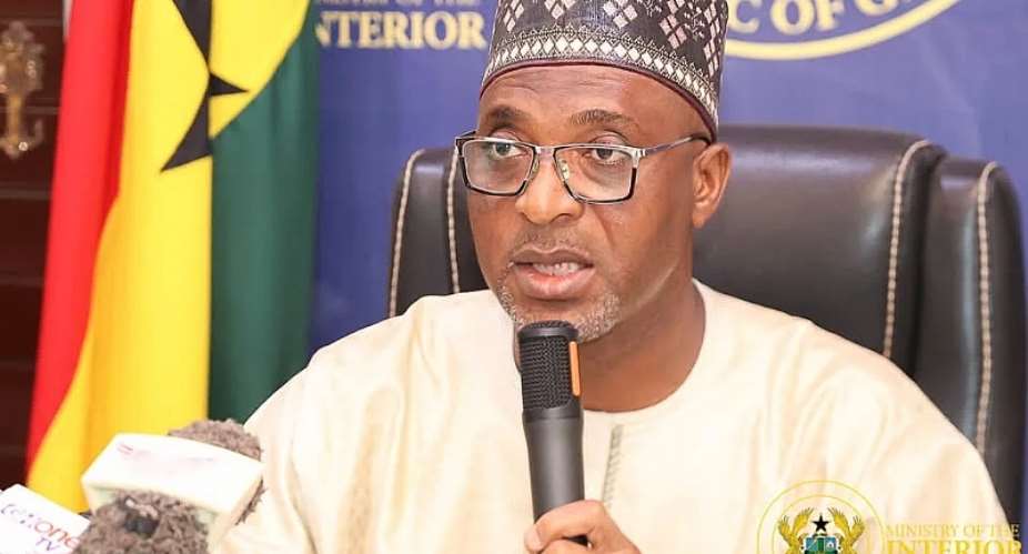 Interior Minister Mubarak Mohammed Muntaka