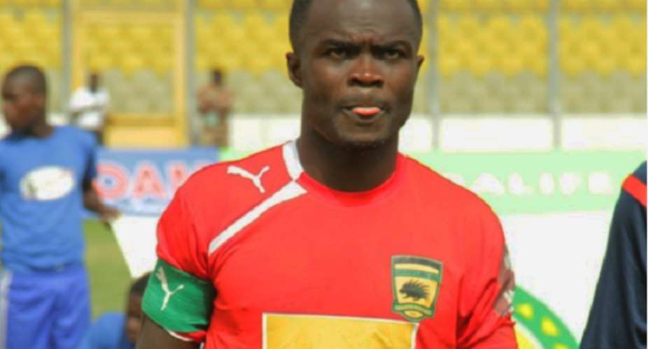 Asante Kotoko captain Amos Frimpong returns to training today