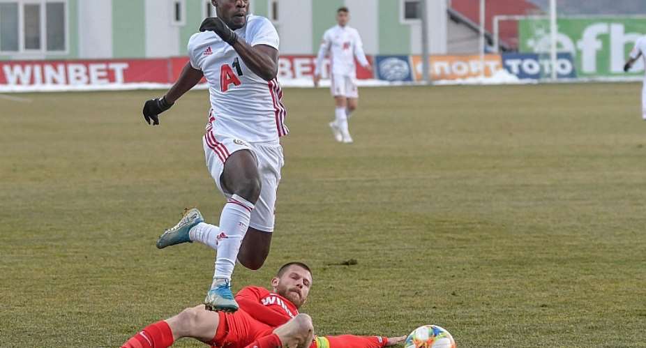 Edwin Gyasi Stars Despite CSKA Sofia Lose To Tsarsko Selo In Bulgaria PHOTOS