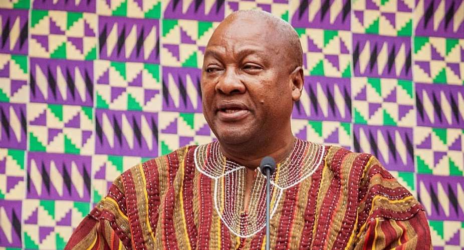 H. E. John Dramani President Mahama Lifts Ghanaians Hope In SONA, As NPP MPs Mourn Loss of Majority in Black Uniform