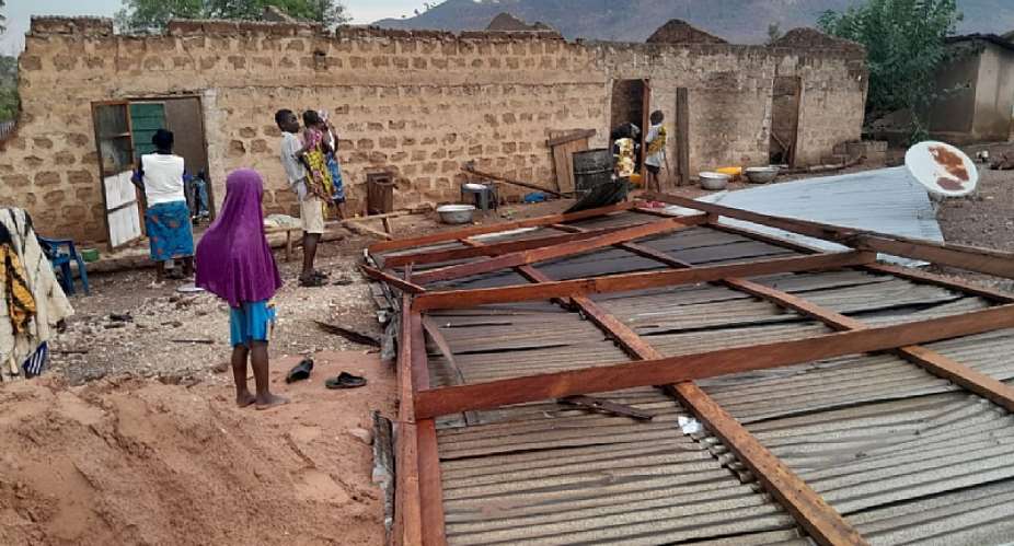 Many rendered homeless as strong winds ravage Asukawkaw community