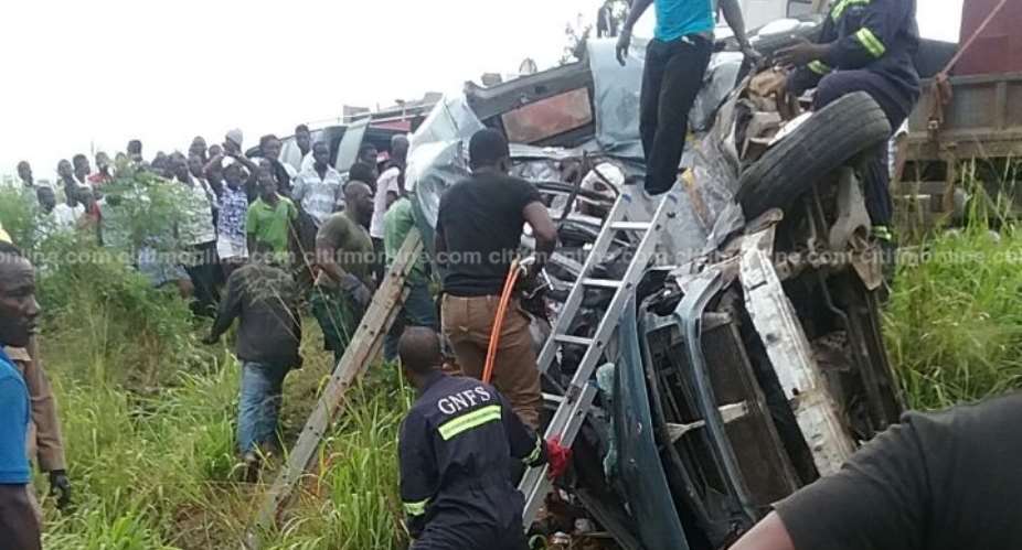Gomoa Mpromem road crash claims 15 lives