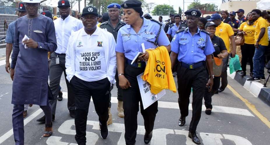 RedAce, Ambode, Others walk to end Sexual, Domestic Violence