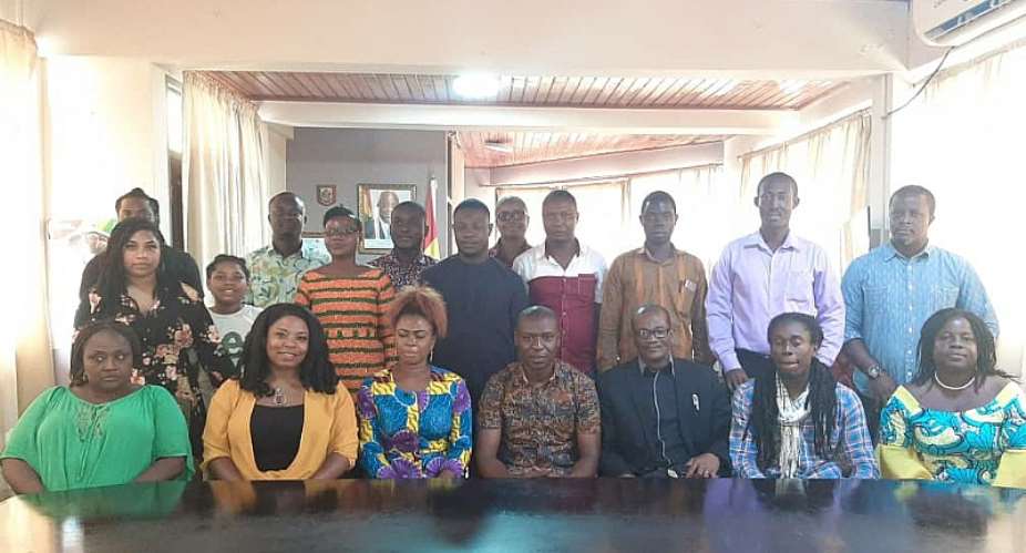 Cape Coast Mayor Receives Realtors From US And Ghana Real Estate Professionals Association