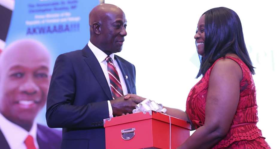 Republic Bank Honors Trinidad Tobago Prime Minister In Ghana