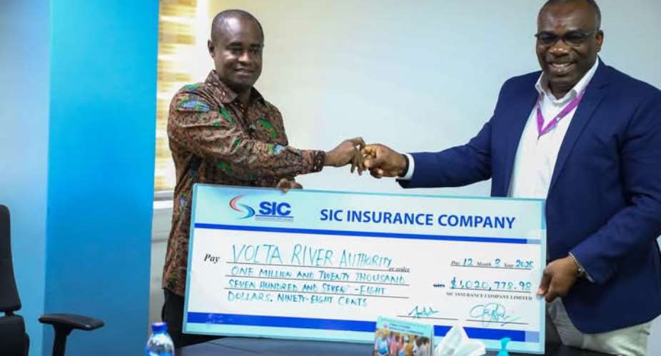 SIC Insurance PLC pays over $1million to VRA in non-motor insurance claim