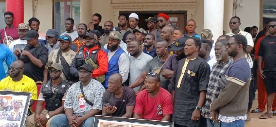 A/R: We were promised jobs not to leave voting centers, we want our share of the appointments — NDC taskforce members storm party office