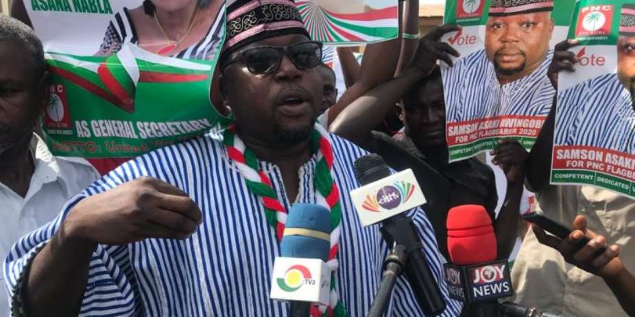 National Chairman of the Peoples National Convention (PNC), Samson Asaki Awingobit