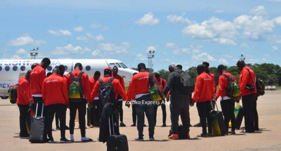 CAF CC: Asante Kotoko Touch Down In Zambia For Zesco Clash