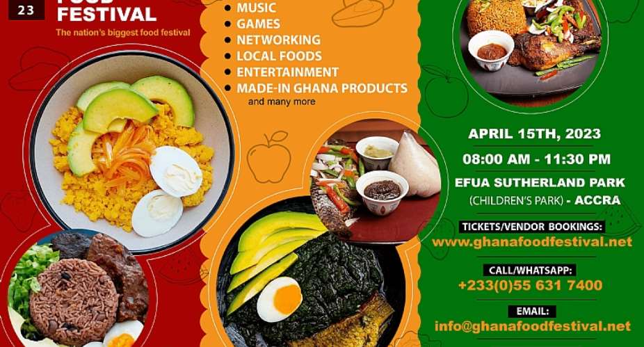 Ghana Food Festival 2023 to amplify Ghana’s tourism ecosystem