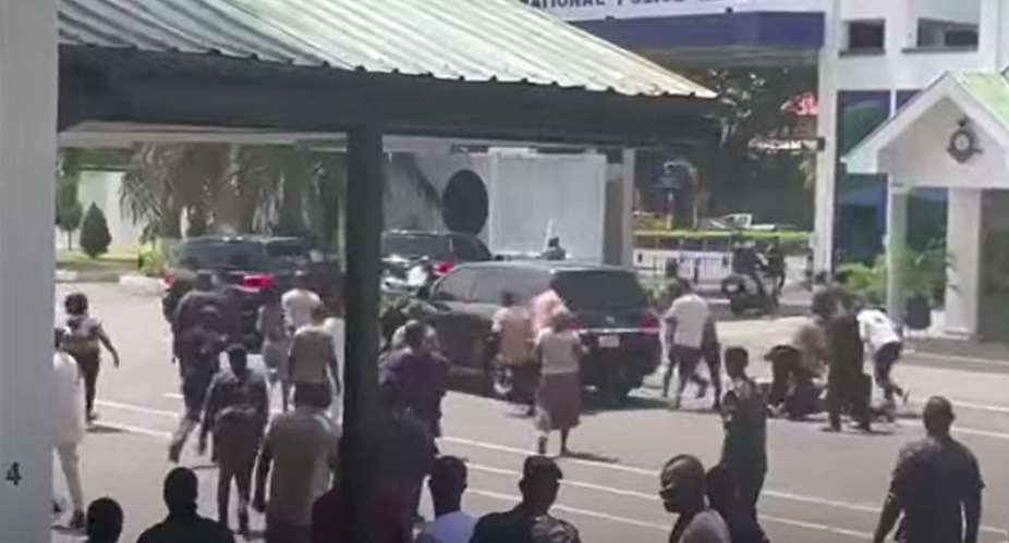 VIDEO Police officers jubilate, spray money over Dampare’s removal as IGP
