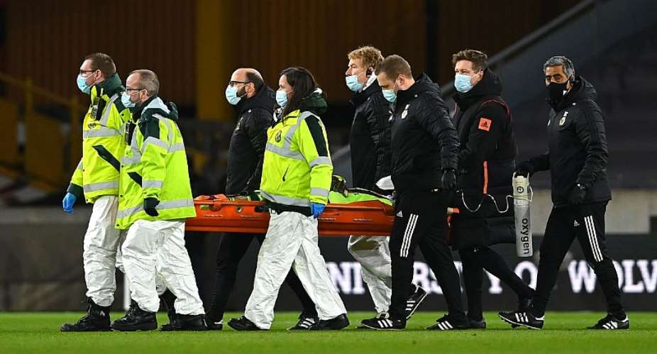 Rui Patricio is stretchered offImage credit: Getty Images