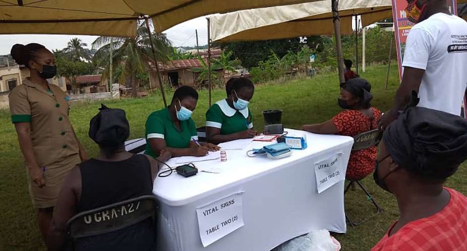 Family provides free health screening at Bonko-Sekyere Kumawu District
