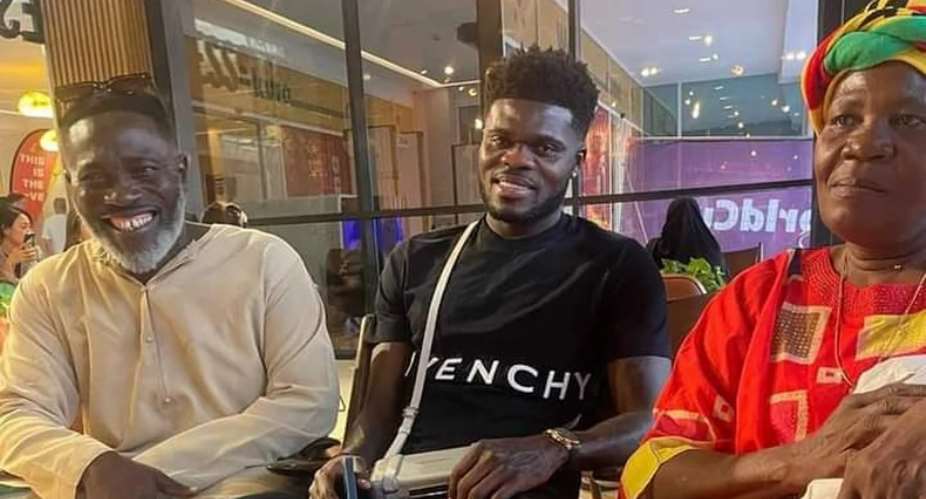 My parents also coach me as well, says Ghana and Arsenal midfielder Thomas Partey
