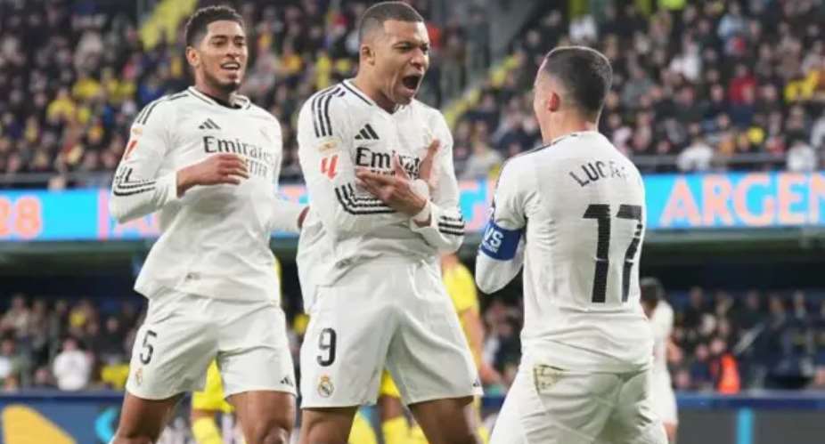 Getty ImagesImage caption: Kylian Mbappe is now just one goal behind Robert Lewandowski in the La Liga top scorer charts