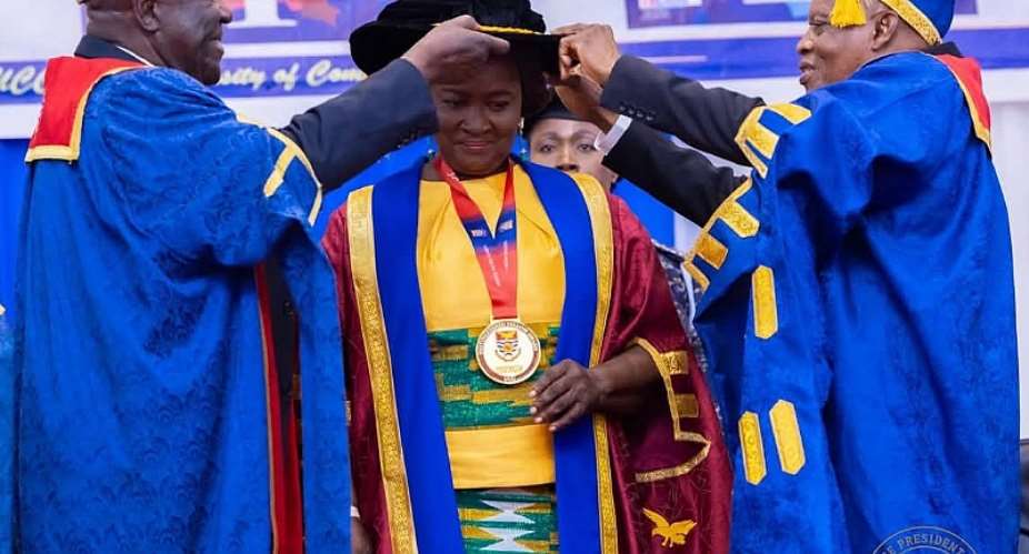Mahama congratulates Vice President Opoku Agyemang on UCC Distinguished Fellow Award